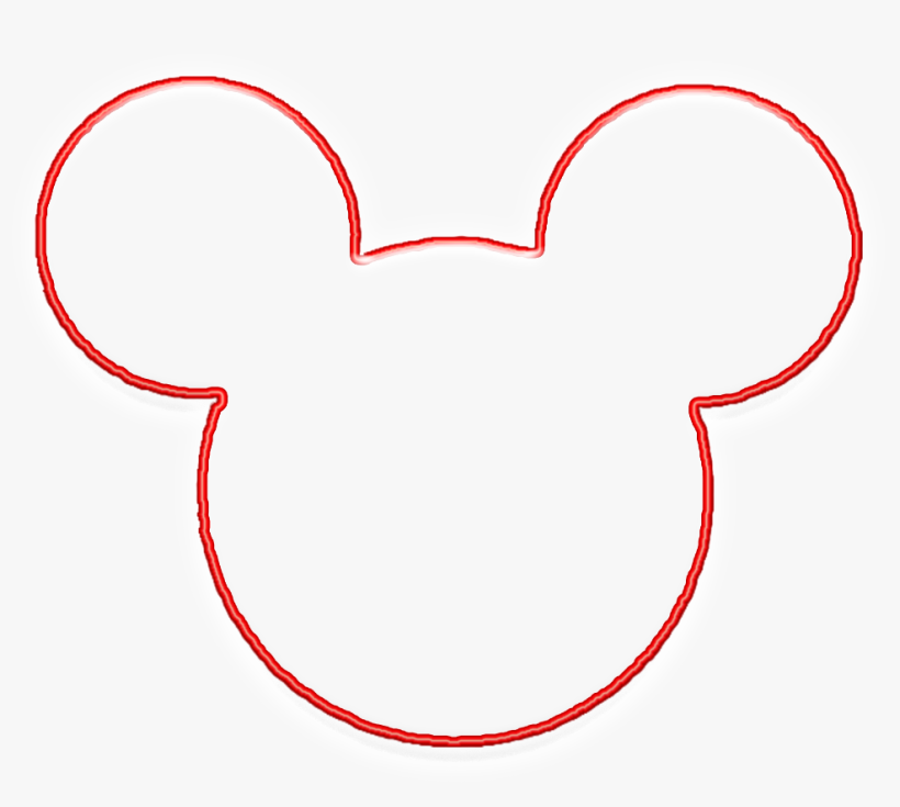 Detail Mickey Mouse Outline Png Nomer 31