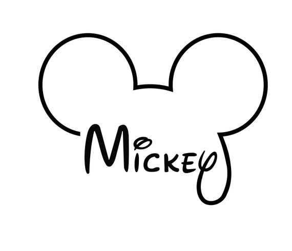 Detail Mickey Mouse Outline Png Nomer 41