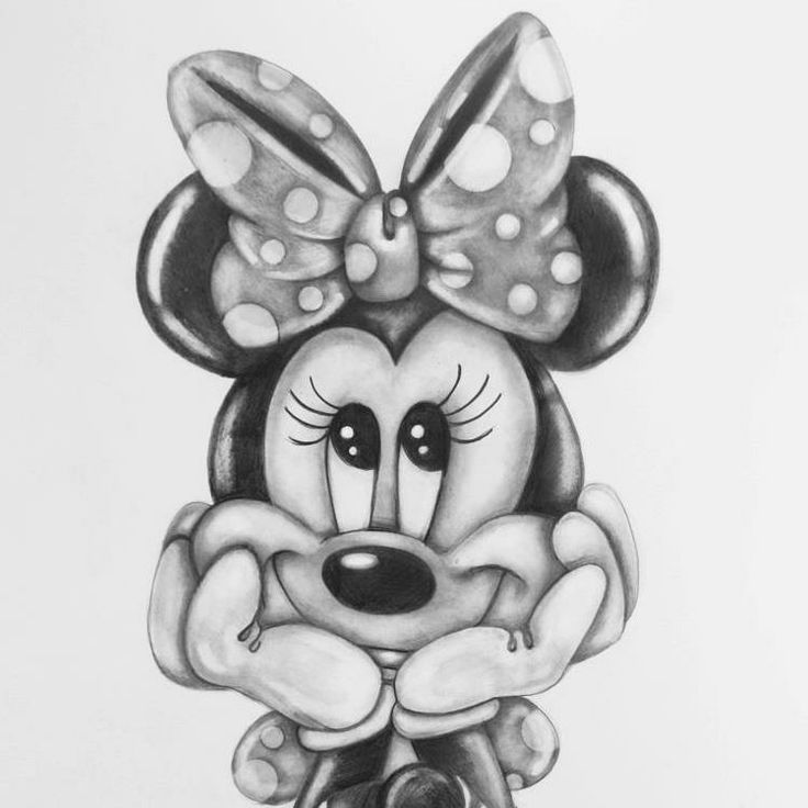 Detail Mickey Mouse Pencil Sketch Nomer 22