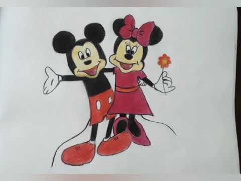 Detail Mickey Mouse Pencil Sketch Nomer 42