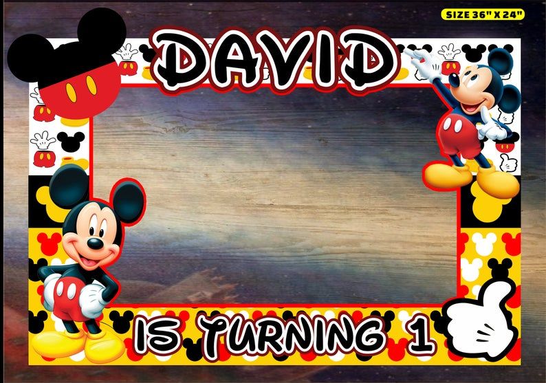 Detail Mickey Mouse Photo Booth Layout Nomer 16