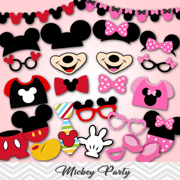 Detail Mickey Mouse Photo Booth Layout Nomer 41