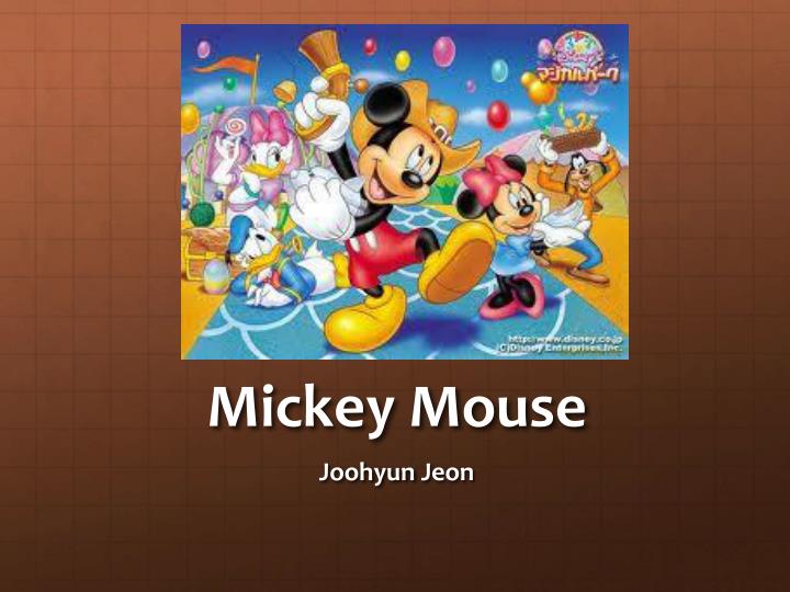 Detail Mickey Mouse Powerpoint Template Nomer 34