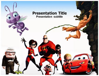 Detail Mickey Mouse Powerpoint Template Nomer 38