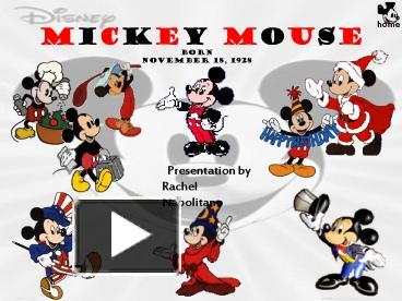 Detail Mickey Mouse Powerpoint Template Nomer 9