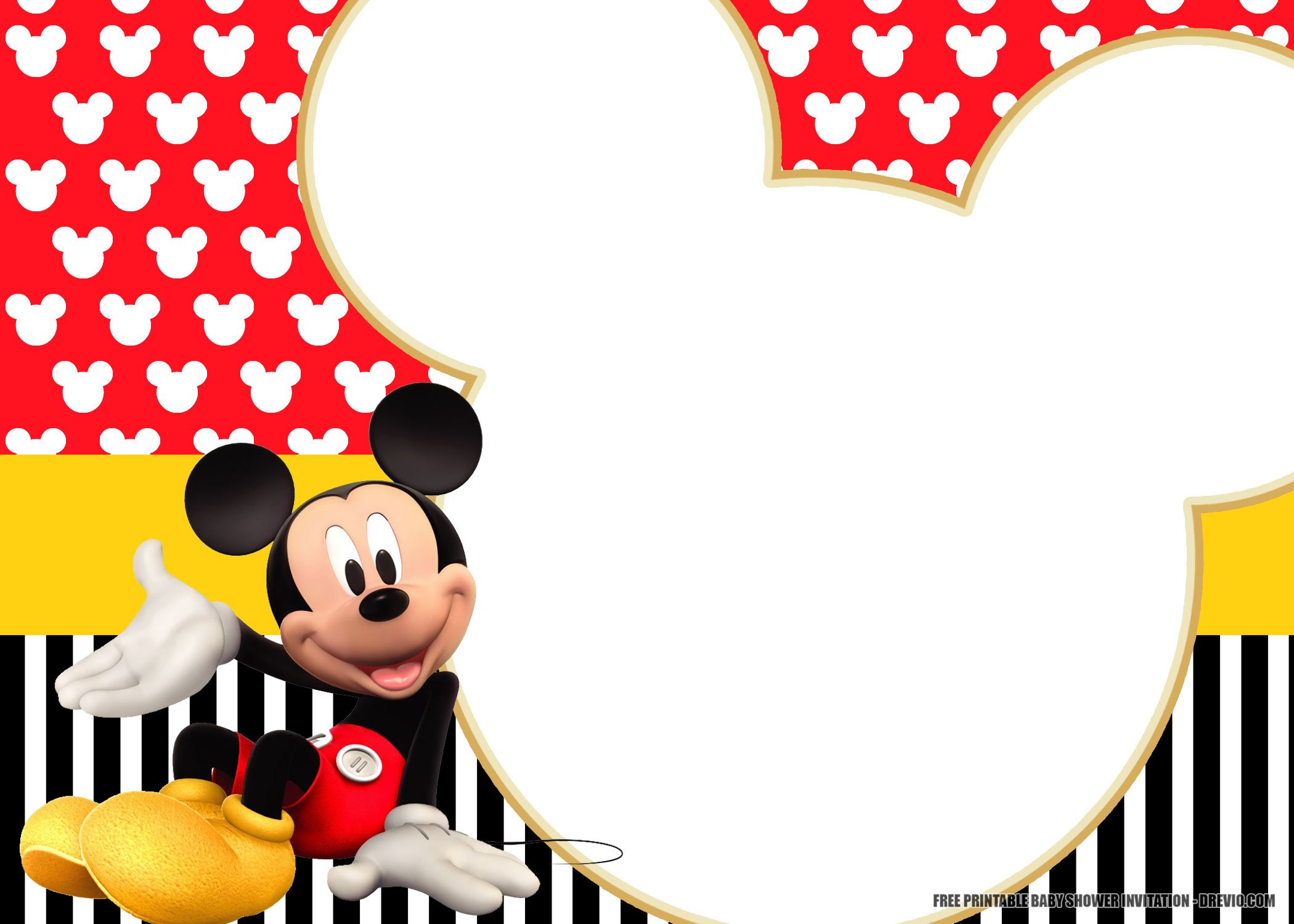 Detail Mickey Mouse Printable Images Nomer 20