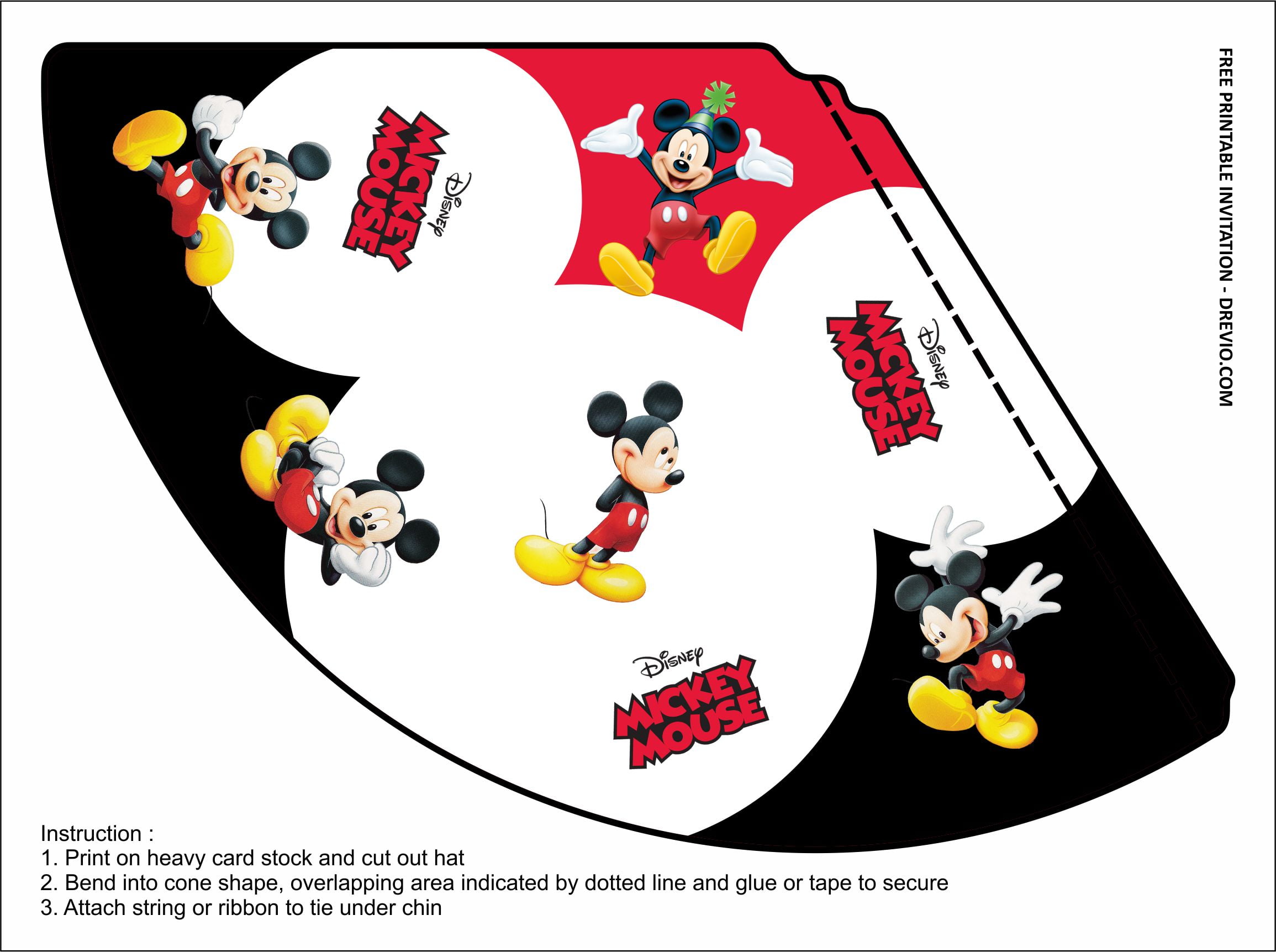 Detail Mickey Mouse Printable Images Nomer 37