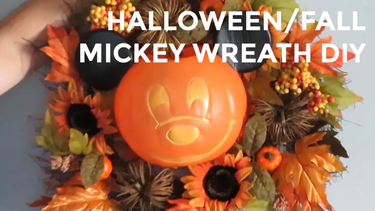 Detail Mickey Mouse Pumpkin Wreath Nomer 15