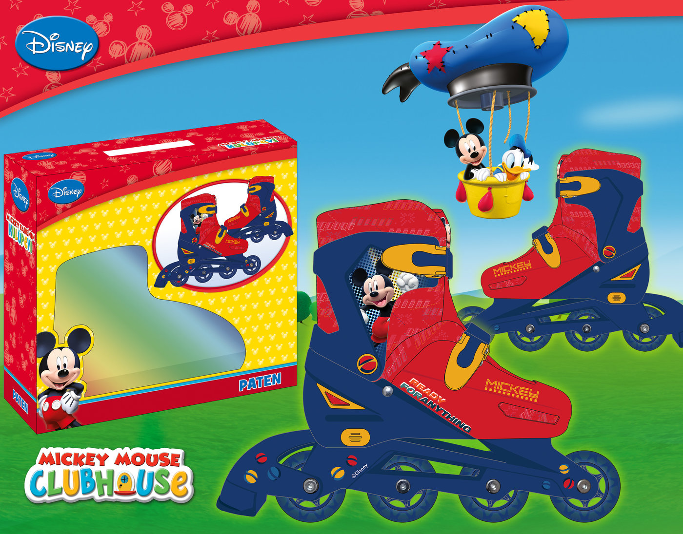 Detail Mickey Mouse Roller Skates Nomer 19