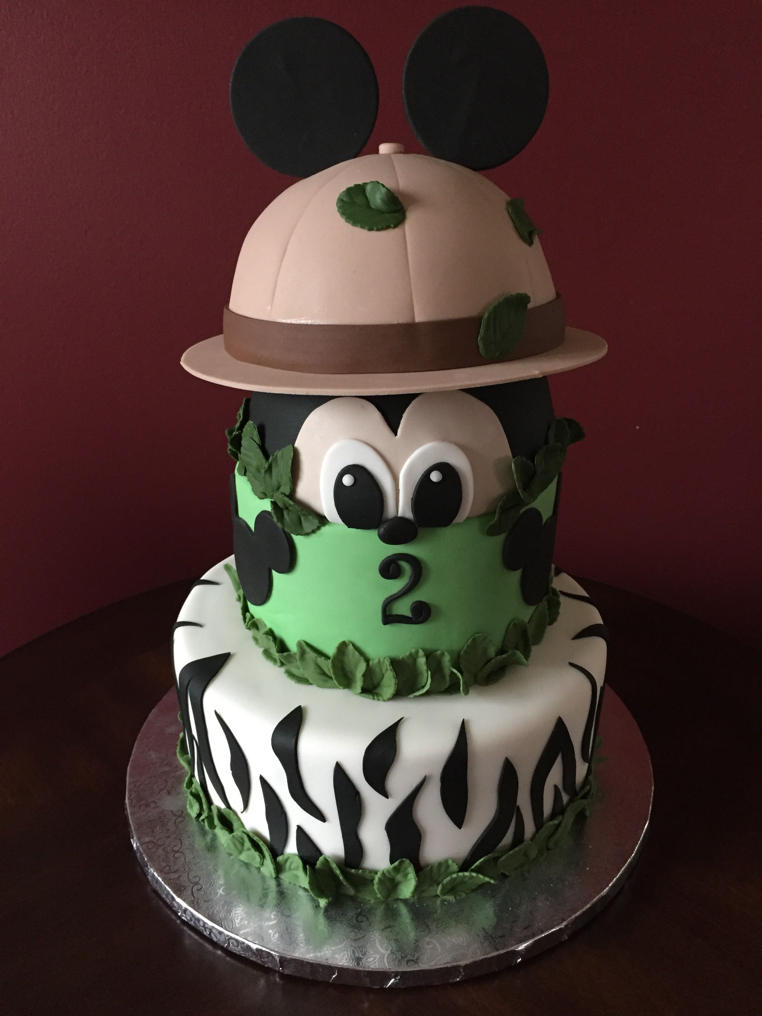 Detail Mickey Mouse Safari Birthday Cake Nomer 18