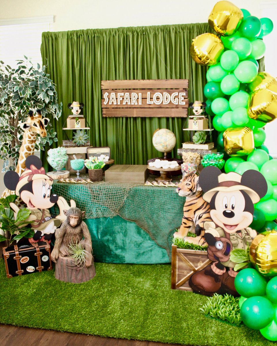 Detail Mickey Mouse Safari Birthday Cake Nomer 20