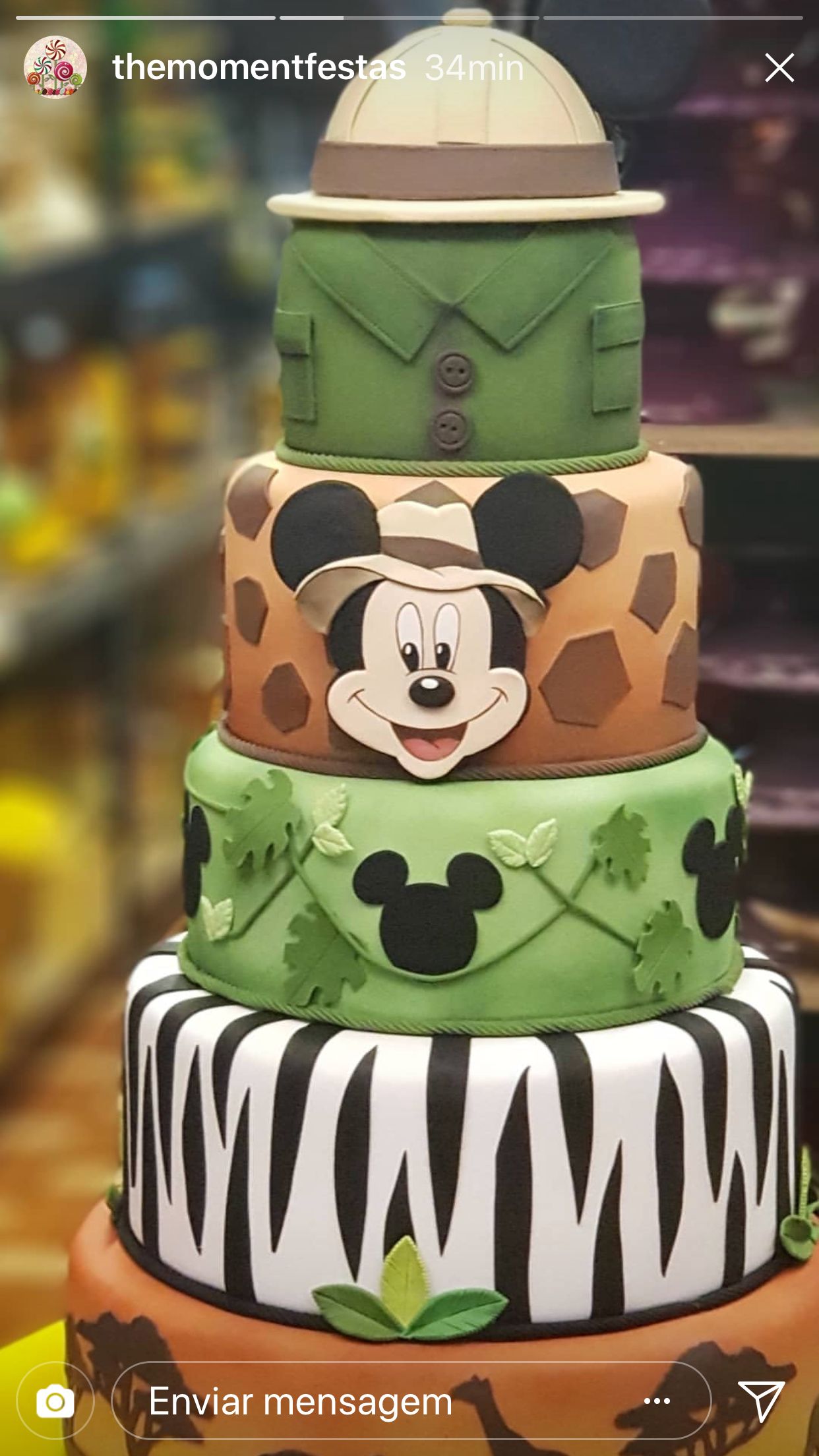 Detail Mickey Mouse Safari Birthday Cake Nomer 9