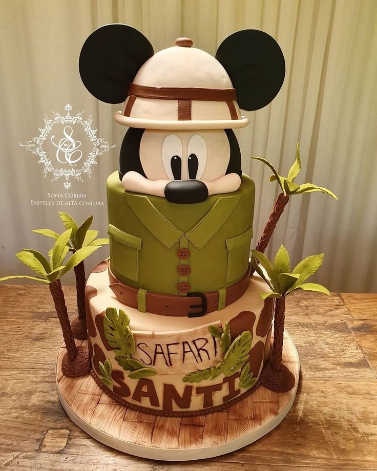 Detail Mickey Mouse Safari Cake Nomer 15