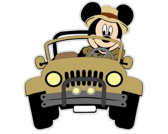 Detail Mickey Mouse Safari Clipart Nomer 10