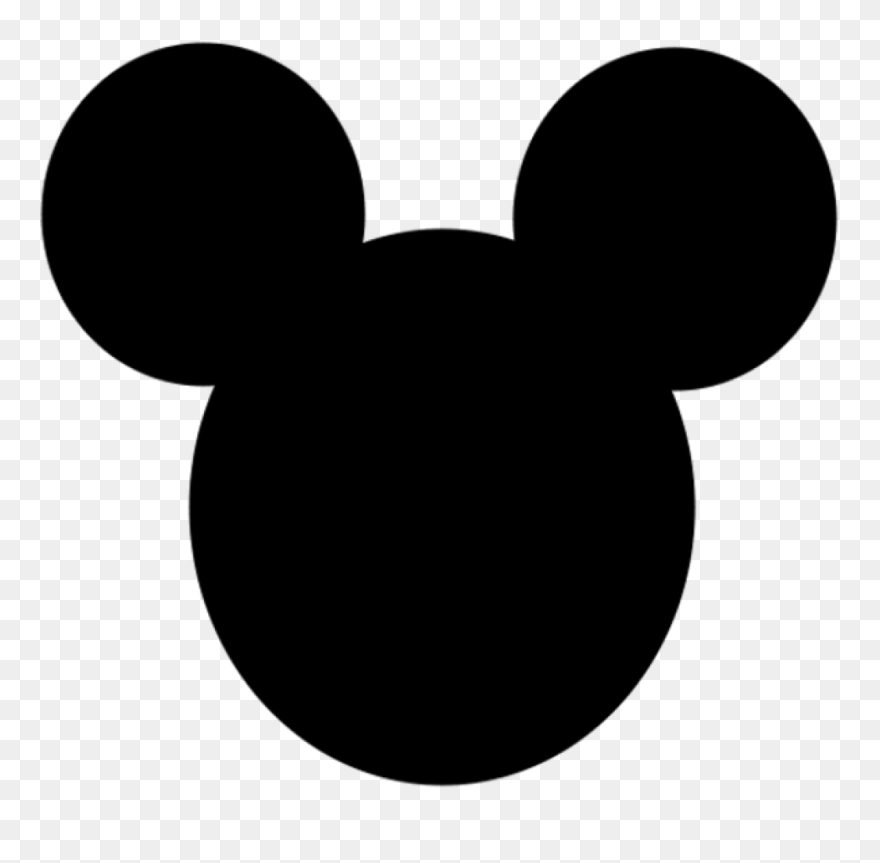 Detail Mickey Mouse Silhouette Transparent Background Nomer 4