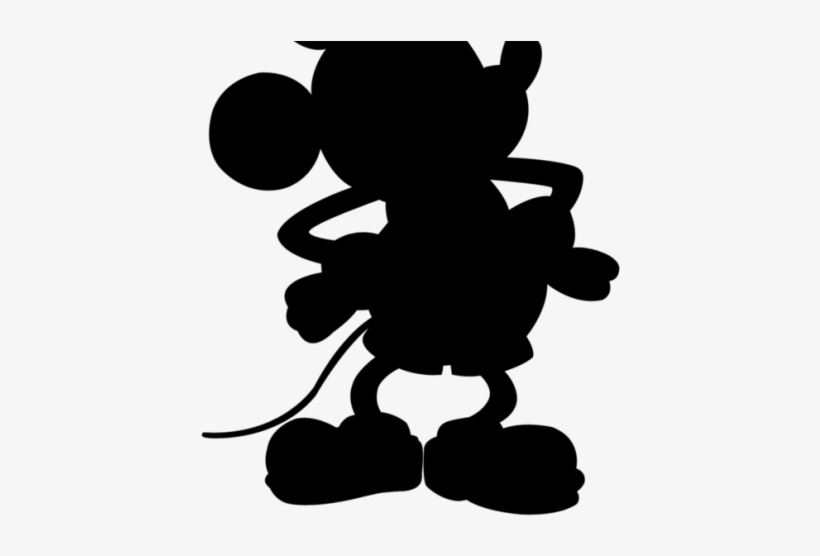 Detail Mickey Mouse Silhouette Transparent Background Nomer 33