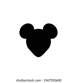 Detail Mickey Mouse Silhouette Vector Nomer 44