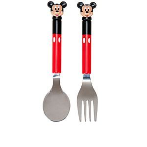 Detail Mickey Mouse Spoon And Fork Set Nomer 28