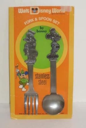 Detail Mickey Mouse Spoon And Fork Set Nomer 36