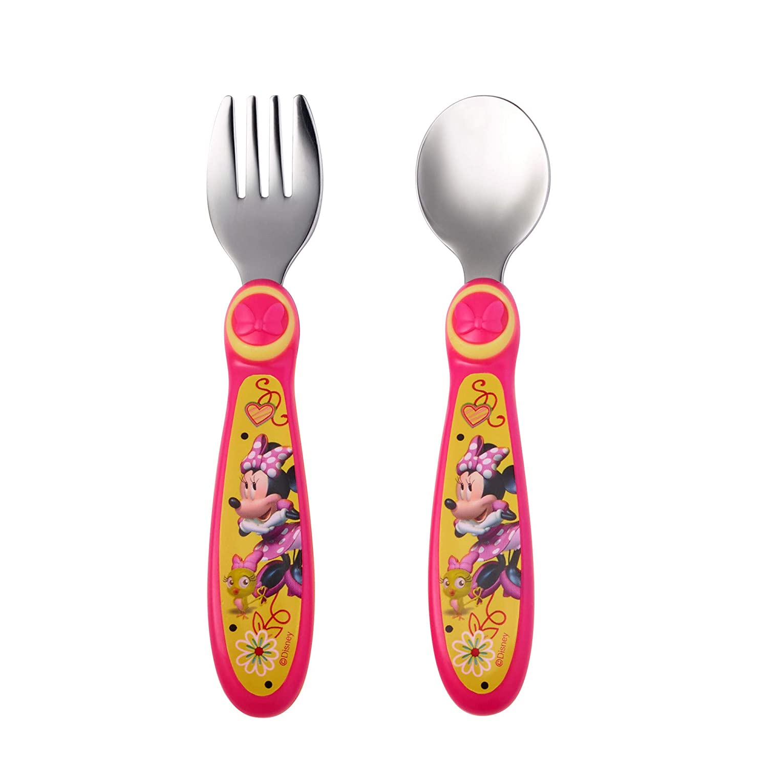 Detail Mickey Mouse Spoon And Fork Set Nomer 46