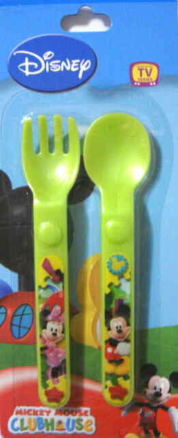 Detail Mickey Mouse Spoon And Fork Set Nomer 52