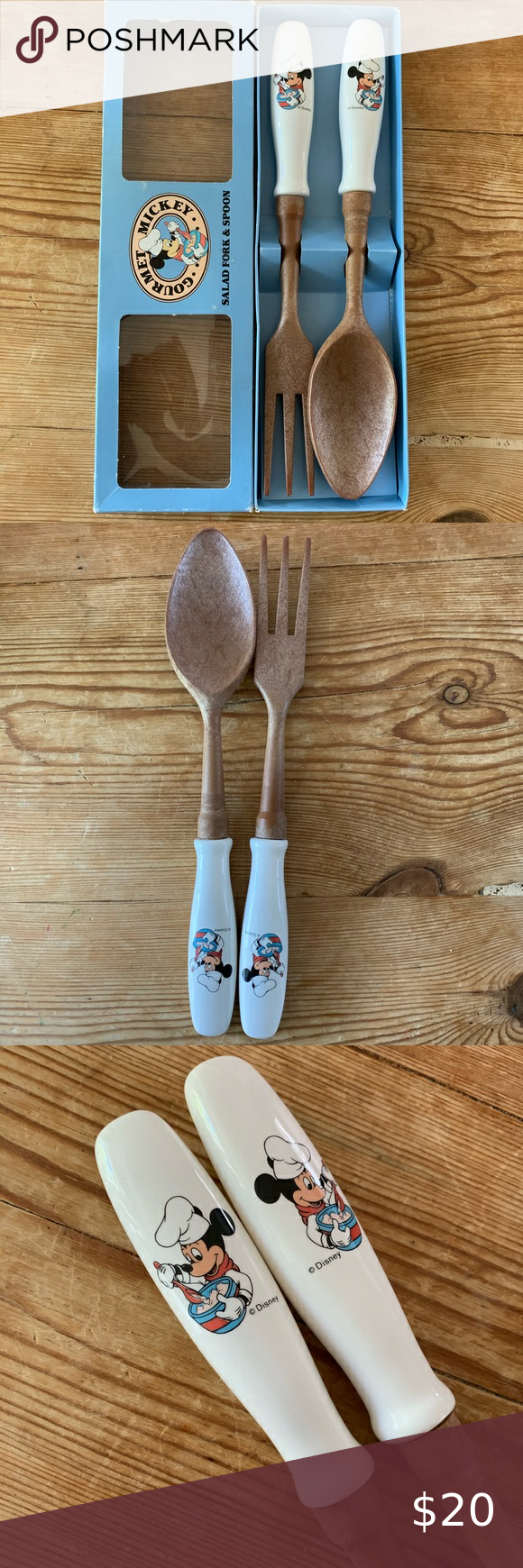 Detail Mickey Mouse Spoon And Fork Set Nomer 59