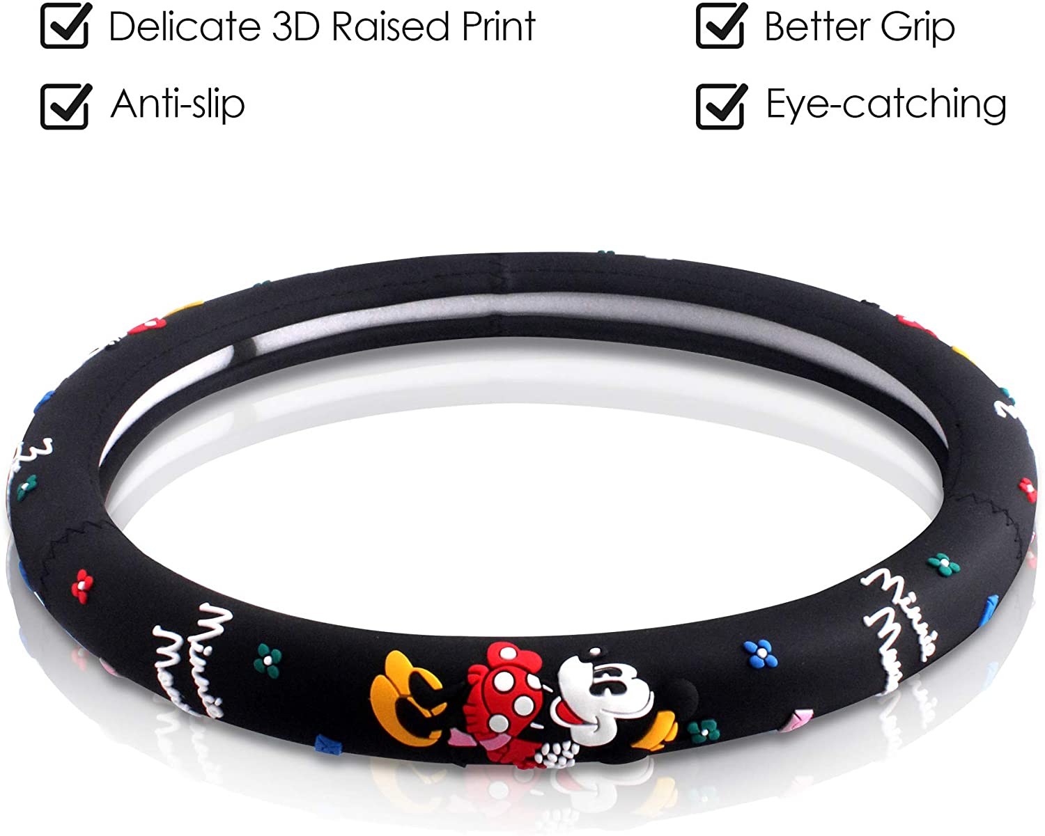 Detail Mickey Mouse Steering Wheel Cover Nomer 10