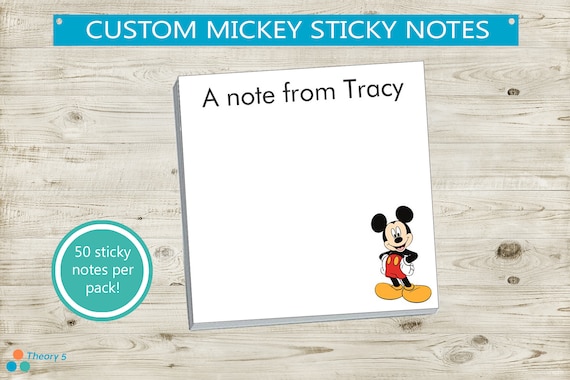 Detail Mickey Mouse Sticky Notes Nomer 2