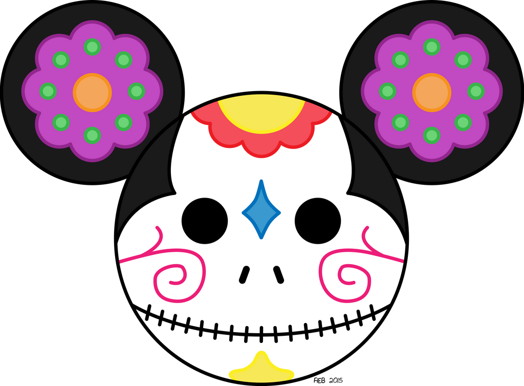 Detail Mickey Mouse Sugar Skull Nomer 15