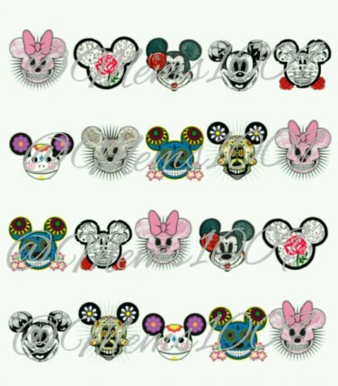 Detail Mickey Mouse Sugar Skull Nomer 26