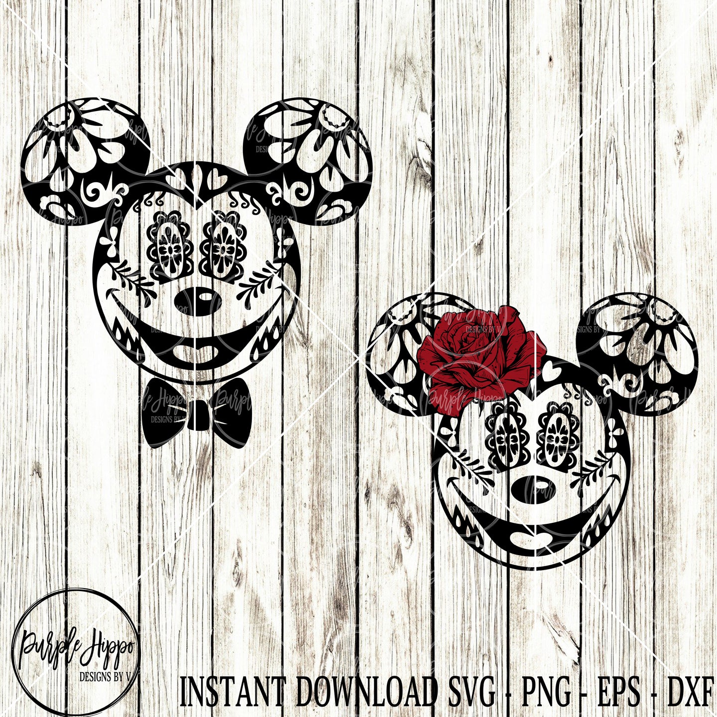 Detail Mickey Mouse Sugar Skull Nomer 7