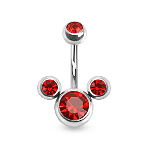 Detail Mickey Mouse Tongue Ring Nomer 19