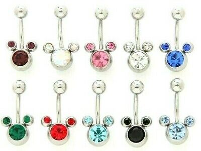 Detail Mickey Mouse Tongue Ring Nomer 21