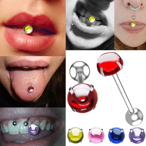 Detail Mickey Mouse Tongue Ring Nomer 27