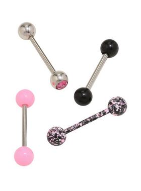 Detail Mickey Mouse Tongue Ring Nomer 34