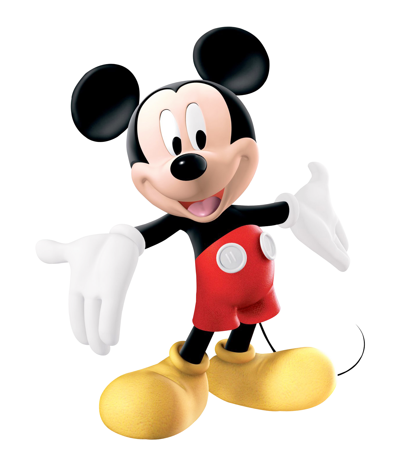 Detail Mickey Mouse Transparent Background Nomer 7
