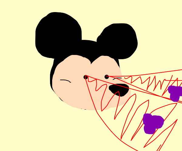 Detail Mickey Mouse Triangle Bush Nomer 46