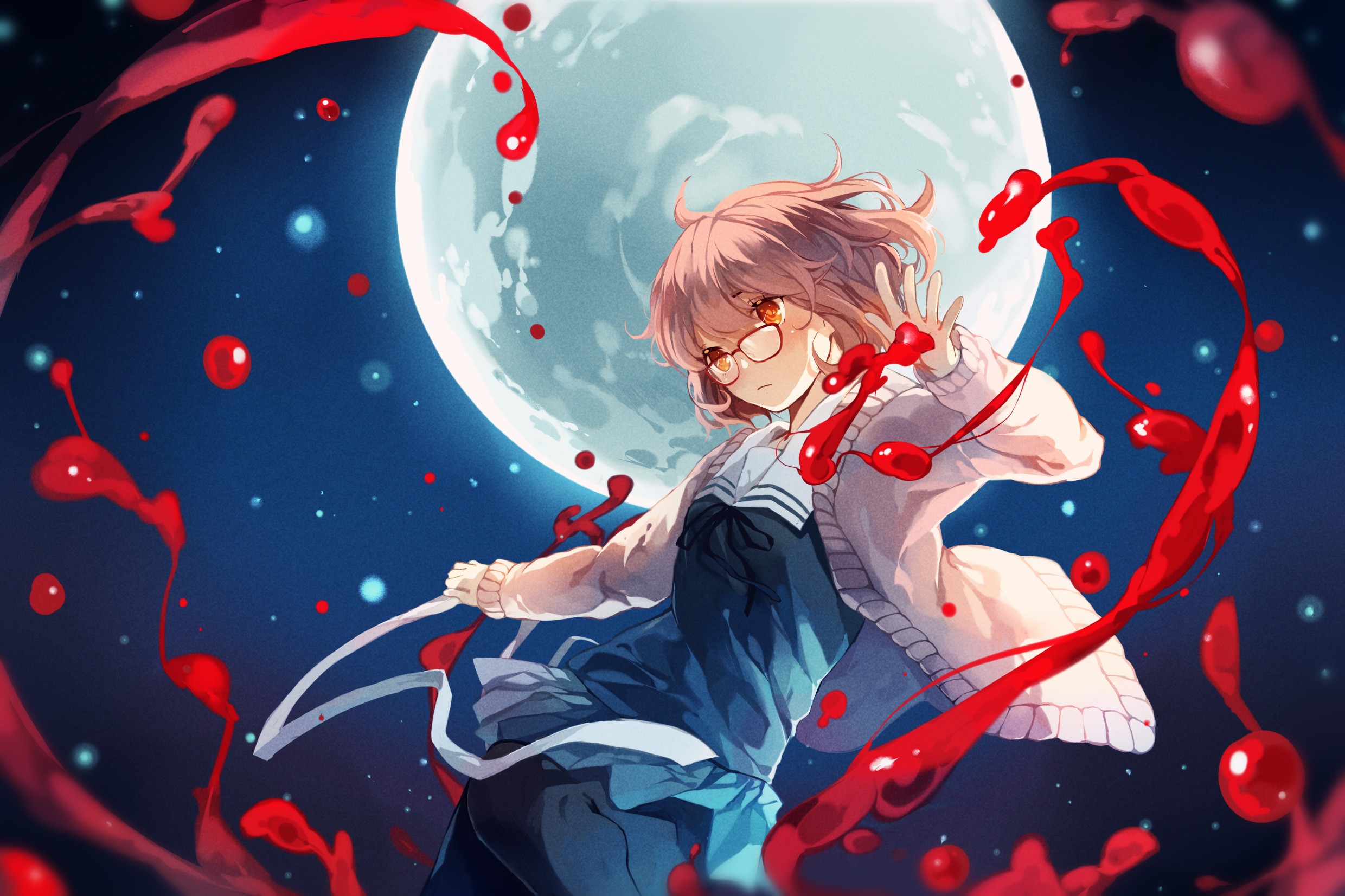 Detail Kyoukai No Kanata Wallpaper Nomer 30