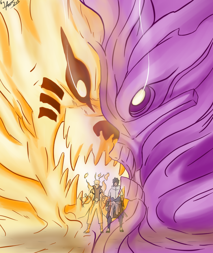 Detail Kyuubi Vs Susanoo Nomer 17