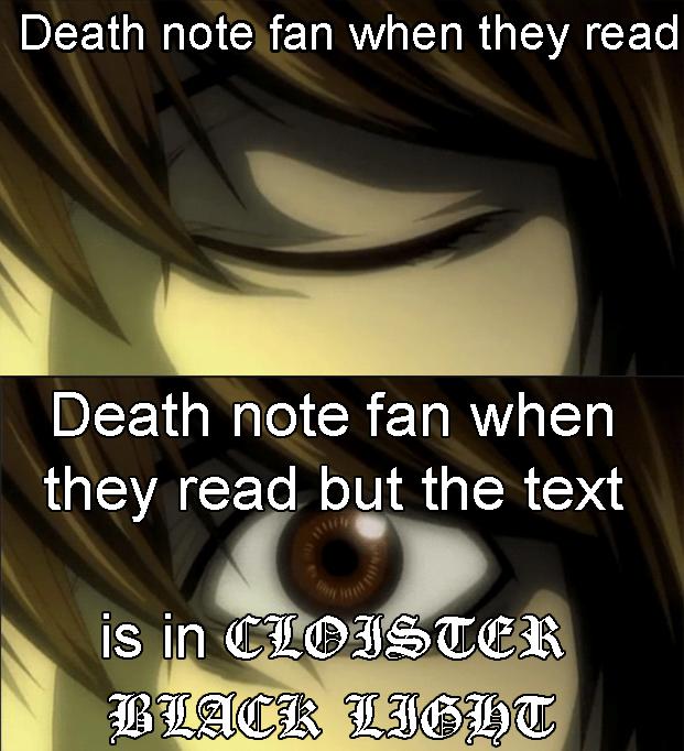 Detail L Death Note Font Nomer 34
