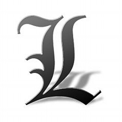 Detail L Death Note Font Nomer 9