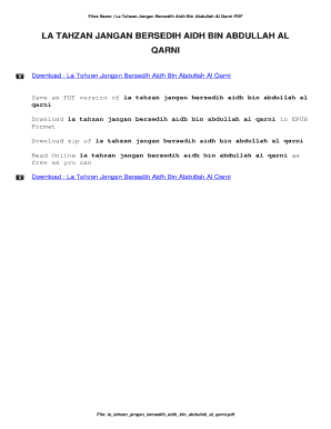 Detail La Tahzan Pdf Full Version Nomer 7
