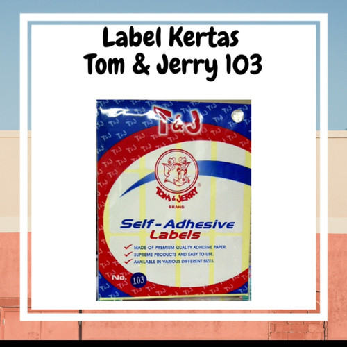 Detail Label 103 Tom And Jerry Nomer 45