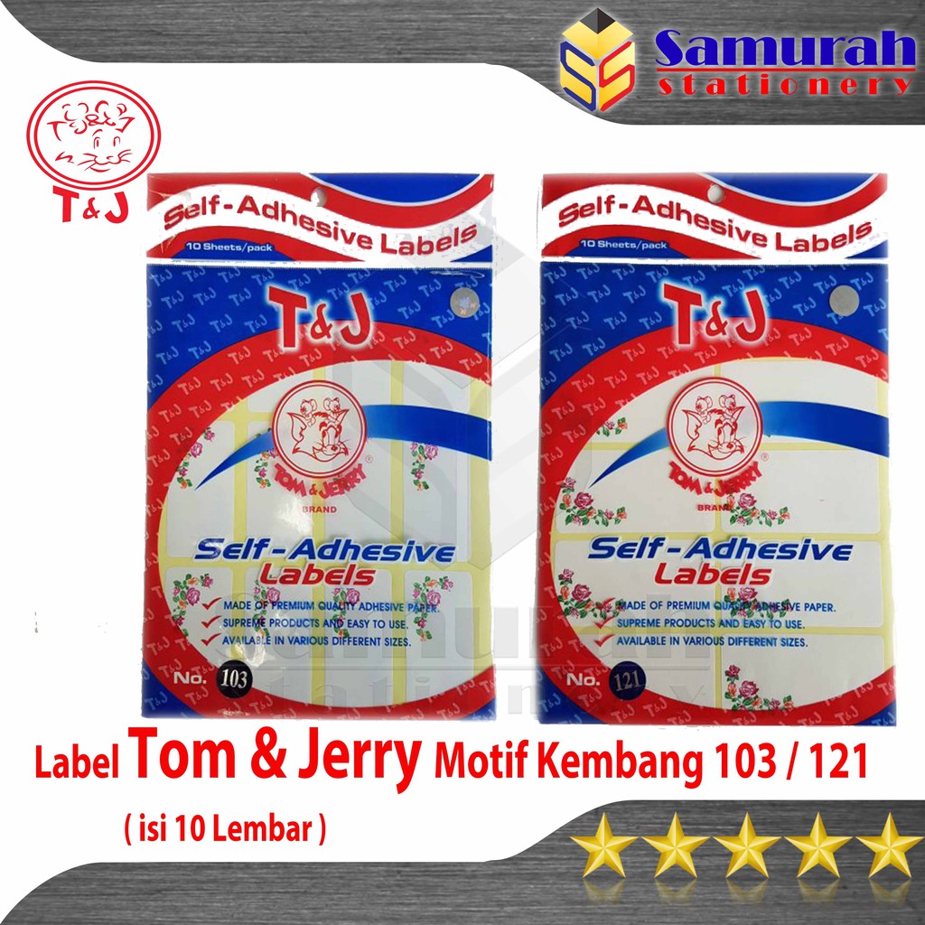 Detail Label 103 Tom And Jerry Nomer 48