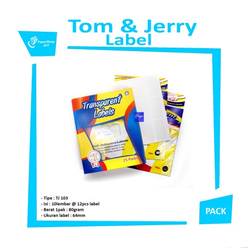 Detail Label 103 Tom And Jerry Nomer 52