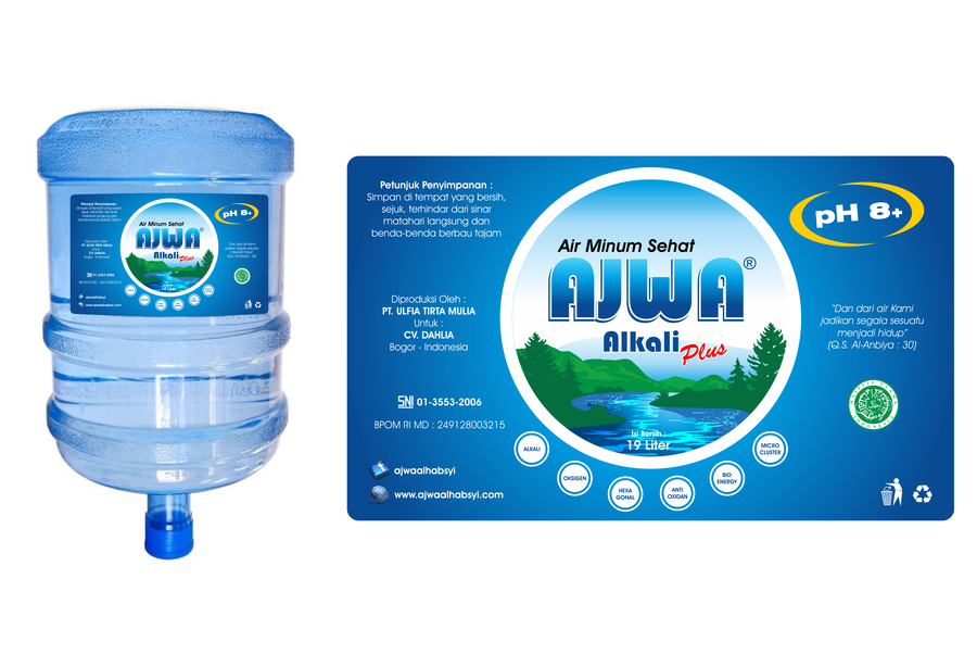 Detail Label Air Mineral Botol Nomer 26