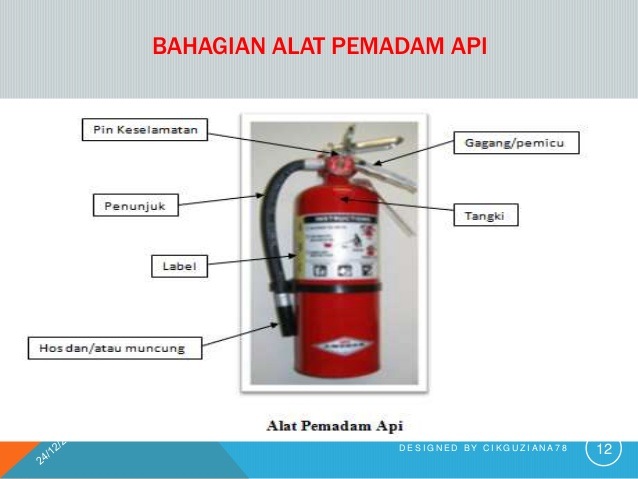 Detail Label Alat Pemadam Api Nomer 10