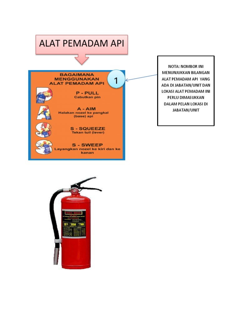 Detail Label Alat Pemadam Api Nomer 25