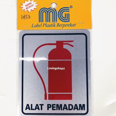 Detail Label Alat Pemadam Api Nomer 38