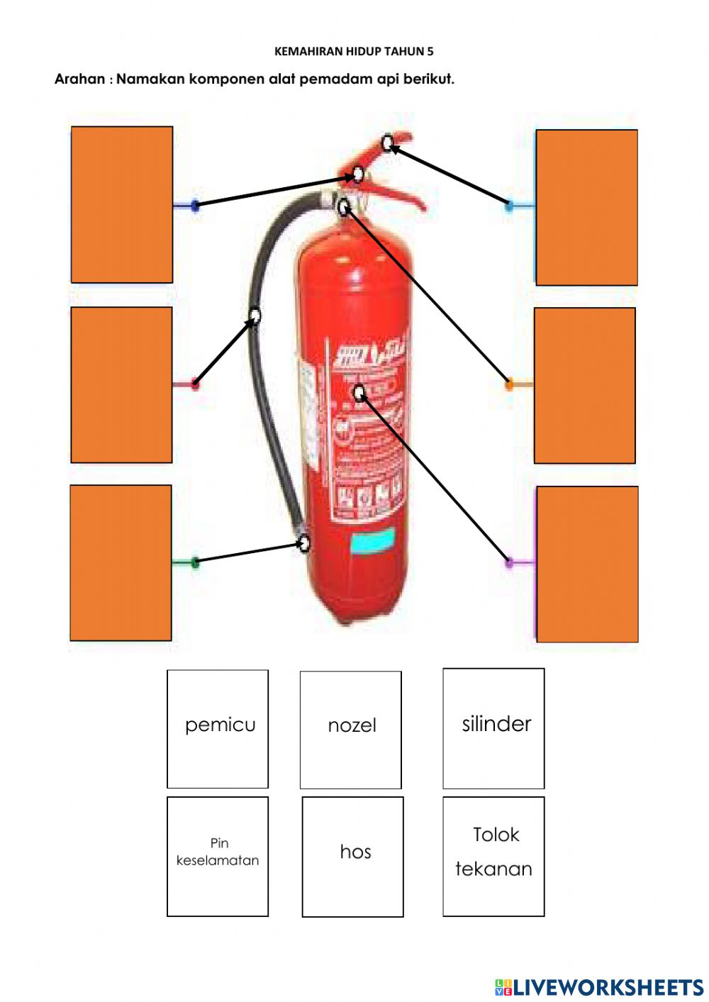 Detail Label Alat Pemadam Api Nomer 45